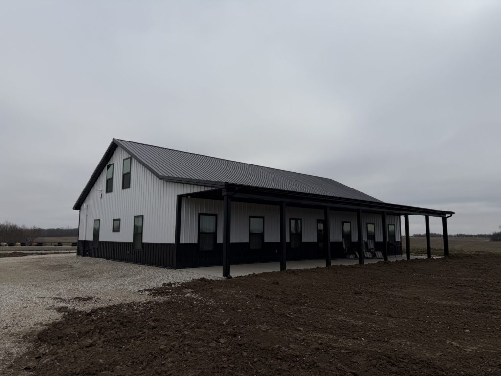 40’x60’x9′ Barndominium, w/ Attic Trusses - Featured Image